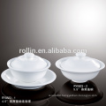 CHAOZHOU Hotel&Restaurant white ceramic soup plates, Banquet soup plates, Durable plates wholesale